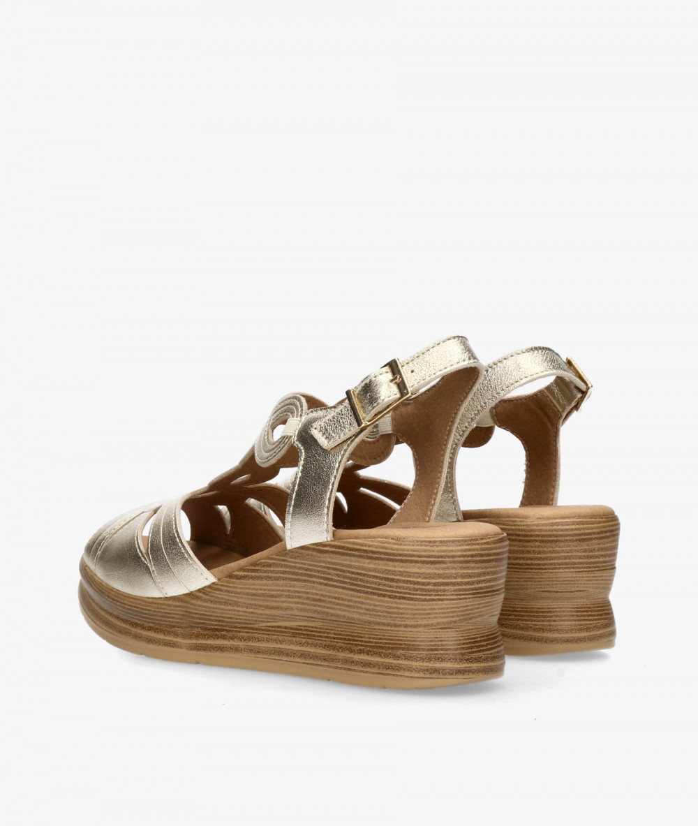 Sandalias Pitillos  11050 en oro