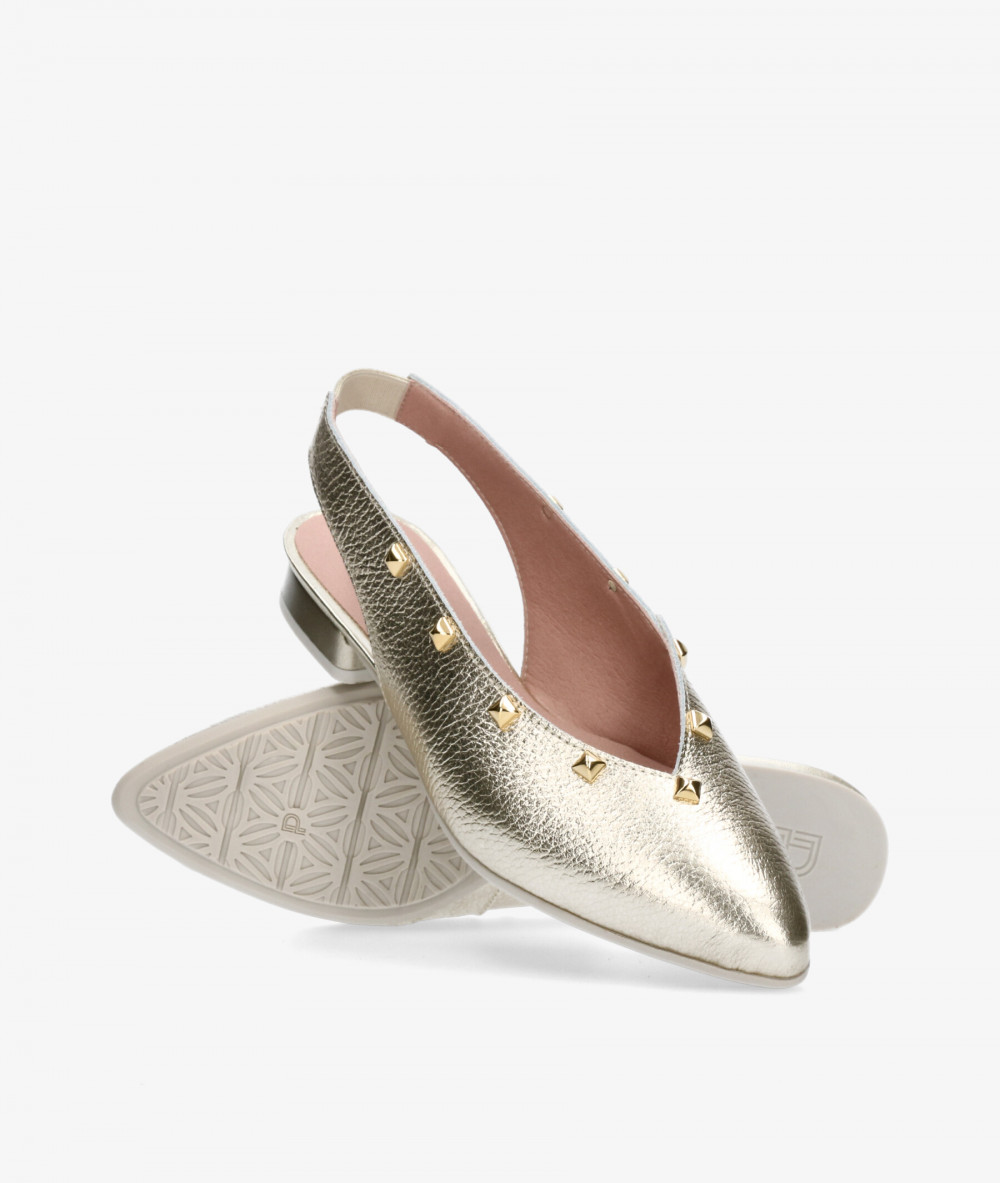 Zapatos de vestir Pitillos 11173 en oro