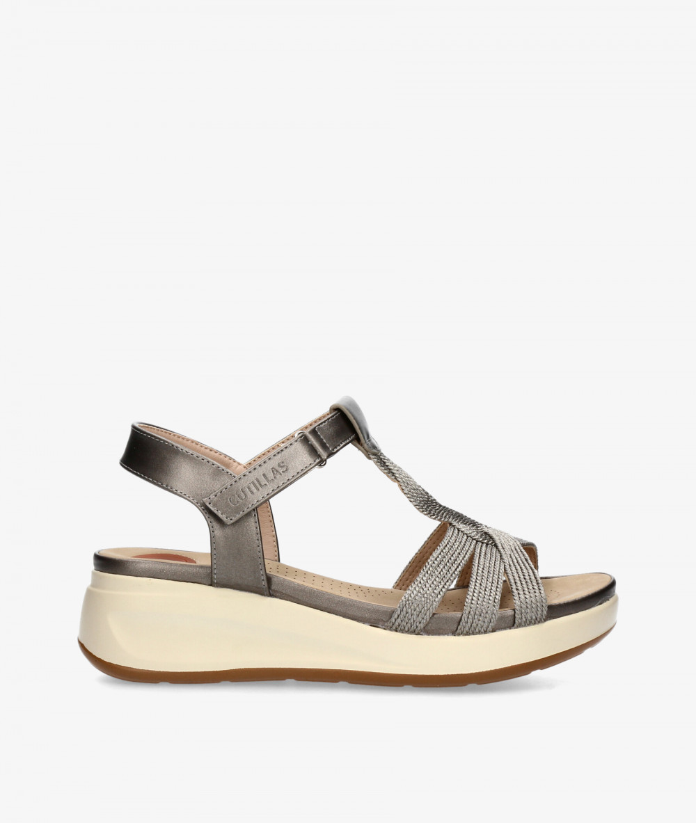Sandalias DOCTOR CUTILLAS  31616 en plomo