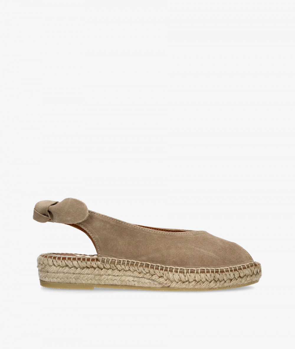 Alpargatas Viguera  2232 en serraje taupe