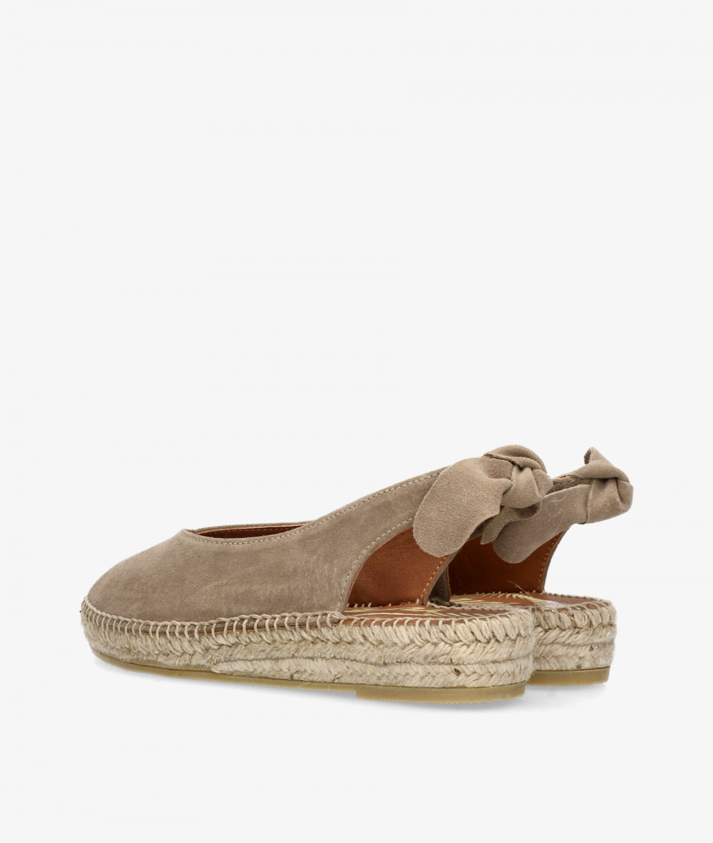 Alpargatas Viguera  2232 en serraje taupe