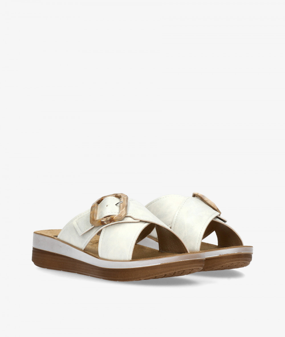 Sandalias INBLU  FT20 en hueso