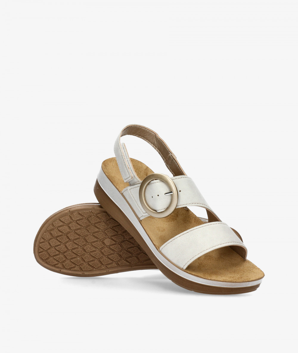 Sandalias INBLU  FT21 en hueso