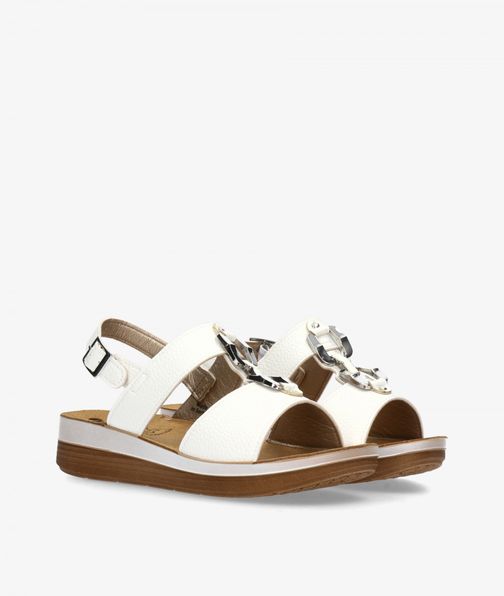 Sandalias INBLU  FT31 en blanco