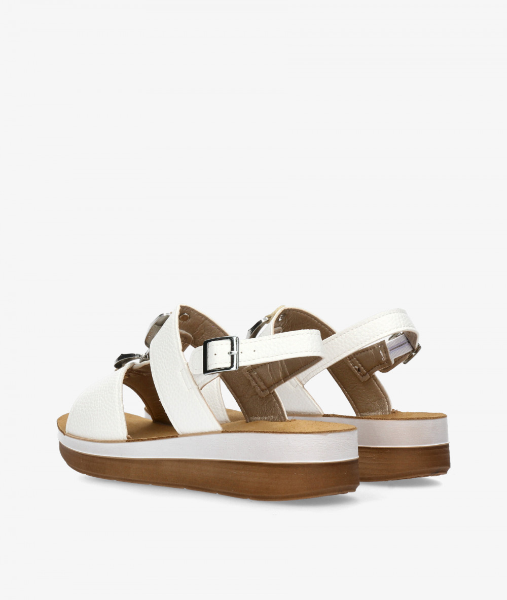 Sandalias INBLU  FT31 en blanco