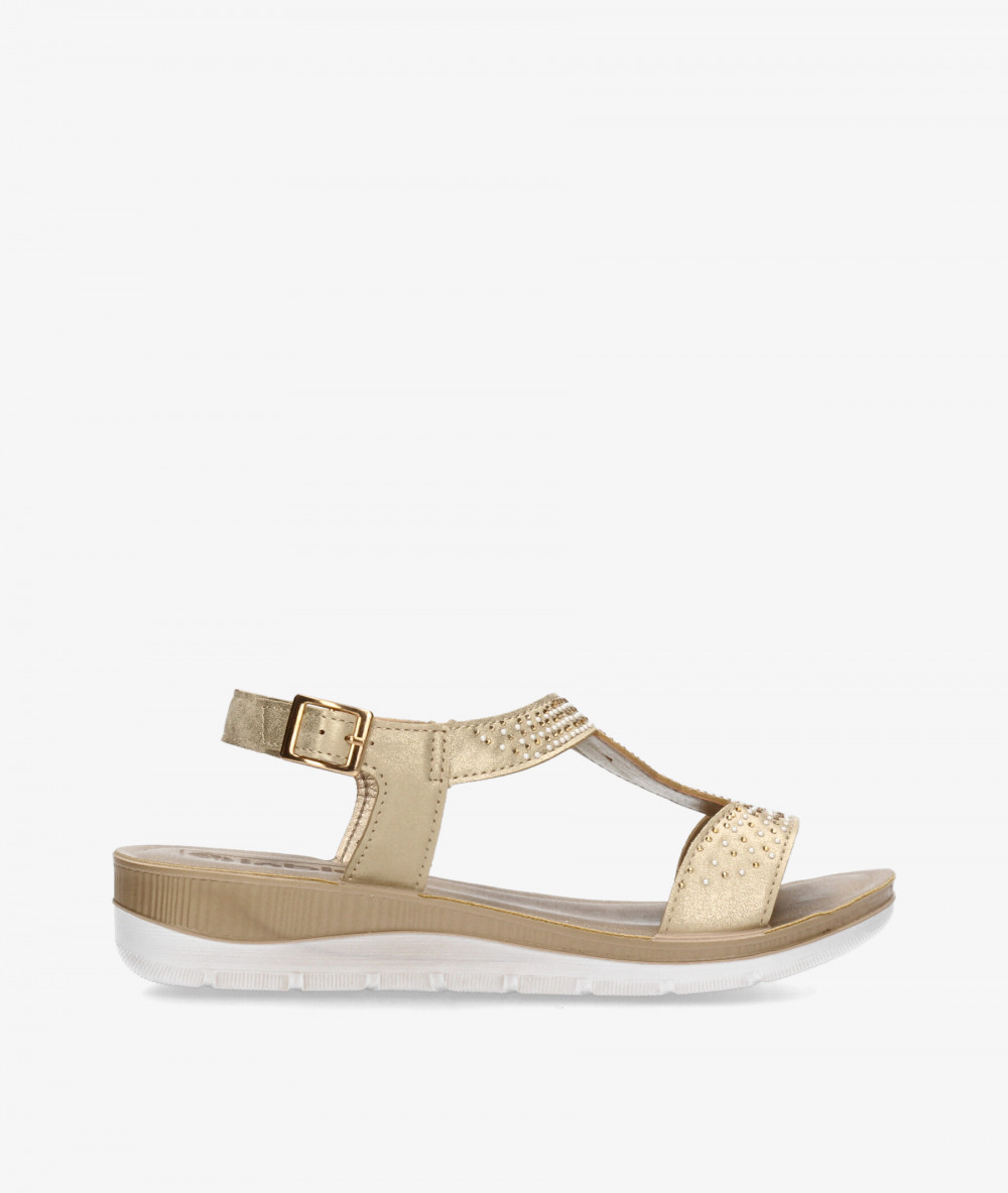 Sandalias INBLU  BV49 en oro