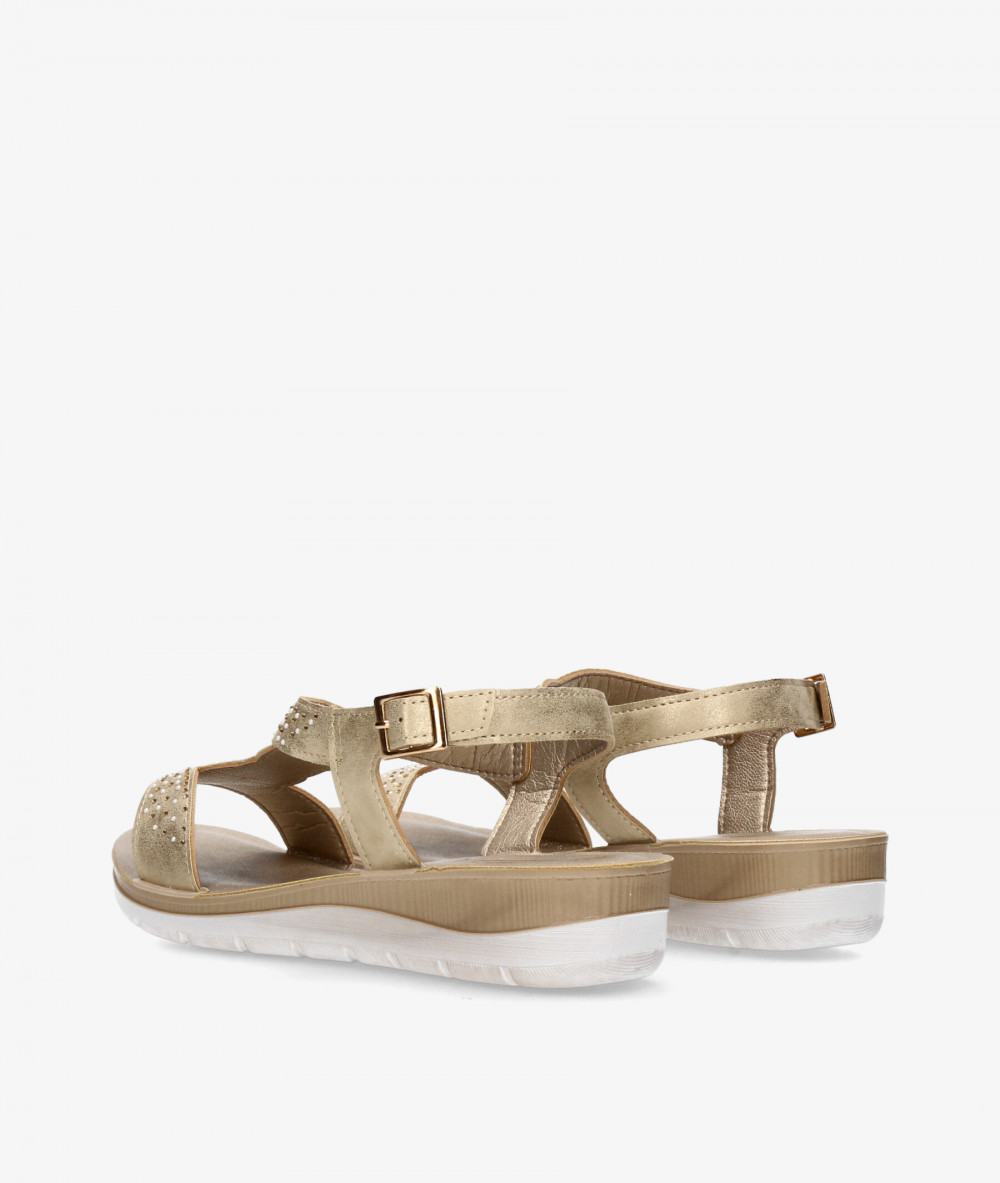 Sandalias INBLU  BV49 en oro