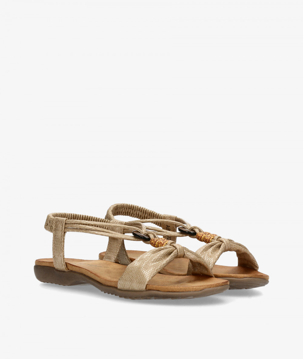 Sandalias Amarpies  30239 en platino