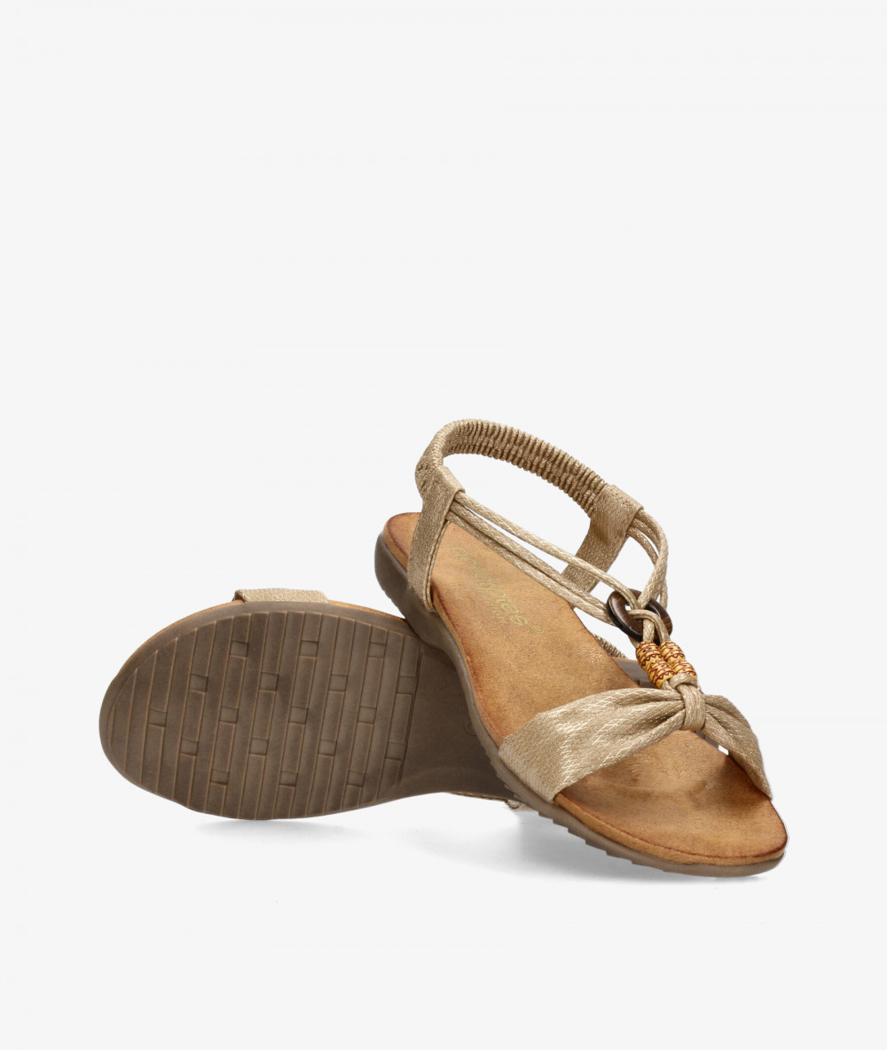 Sandalias Amarpies  30239 en platino