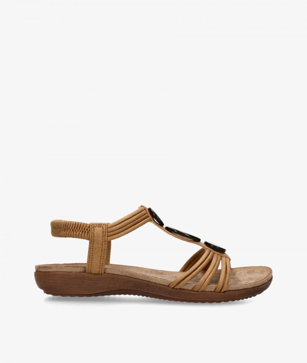 Sandalias Amarpies  26676 en camel