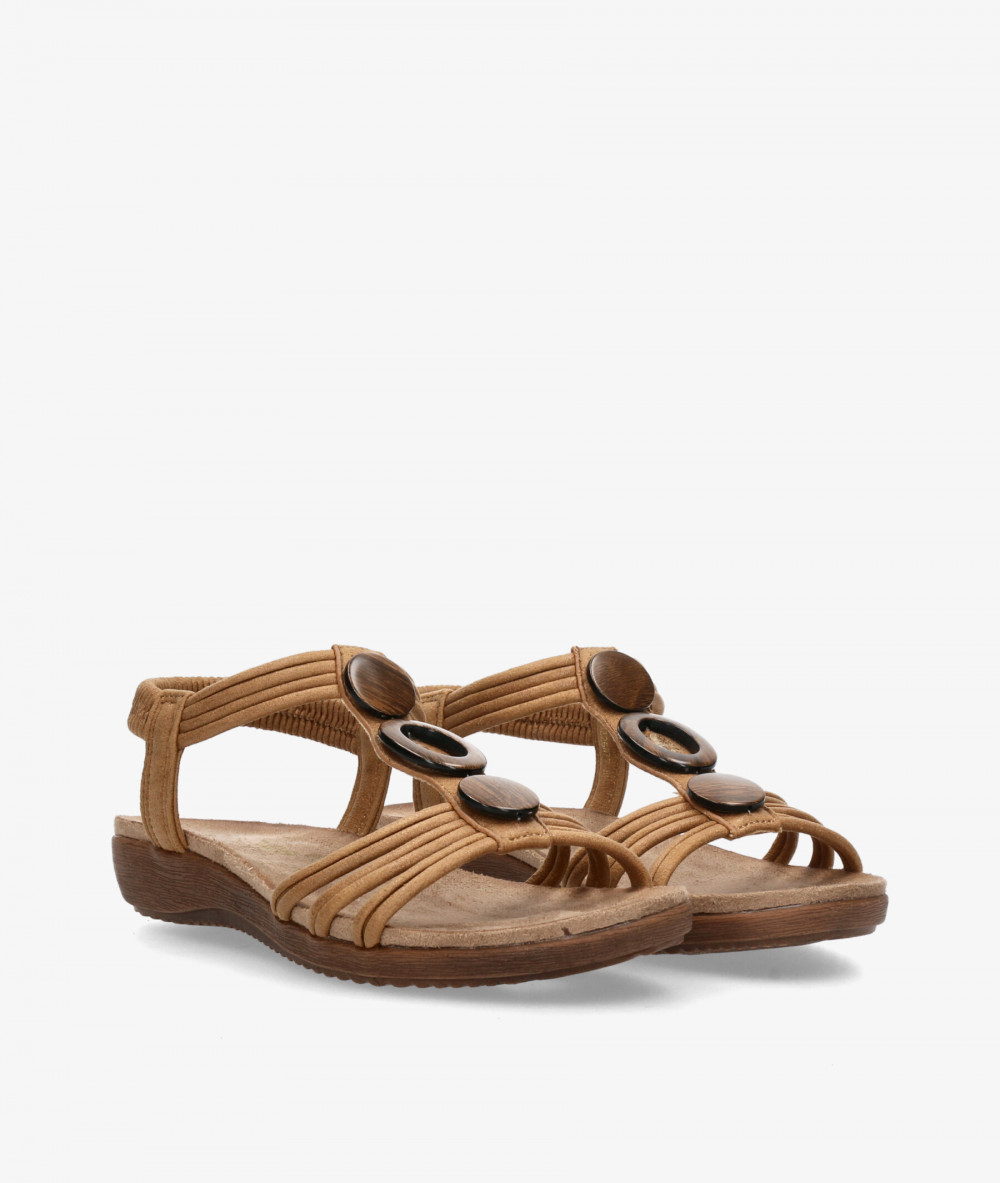 Sandalias Amarpies  26676 en camel