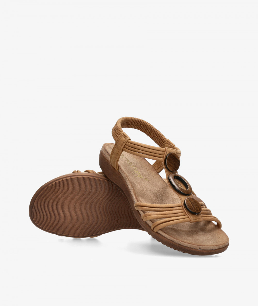 Sandalias Amarpies  26676 en camel