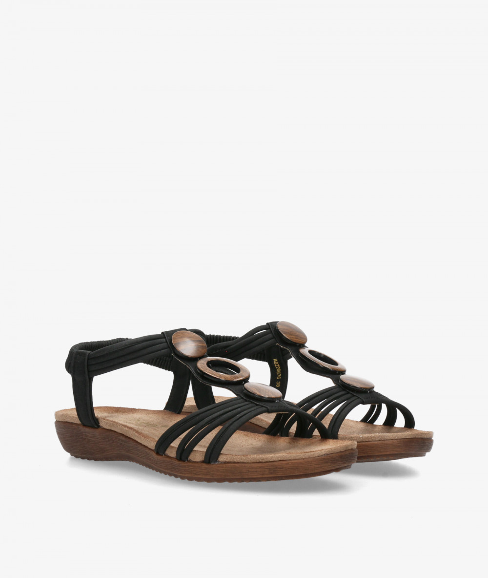 Sandalias Amarpies  26676 en negro