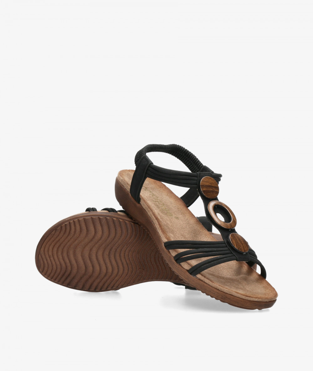 Sandalias Amarpies  26676 en negro