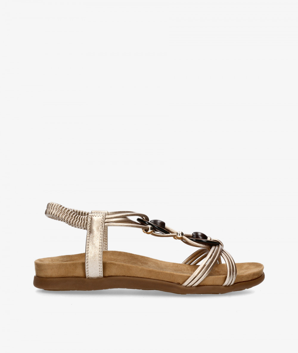 Sandalias Amarpies  30218 en platino