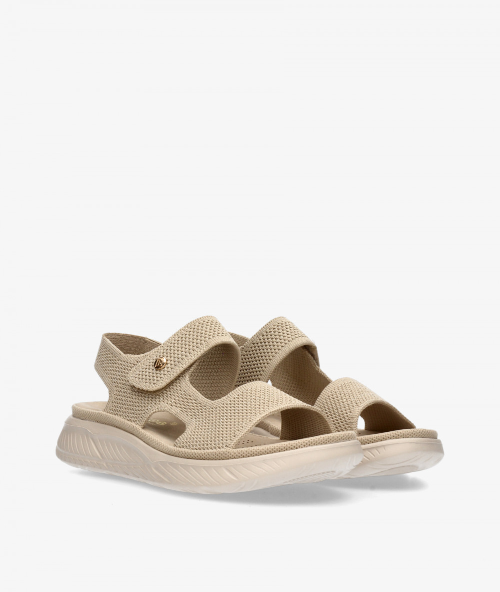 Sandalias Amarpies  30198 en beige