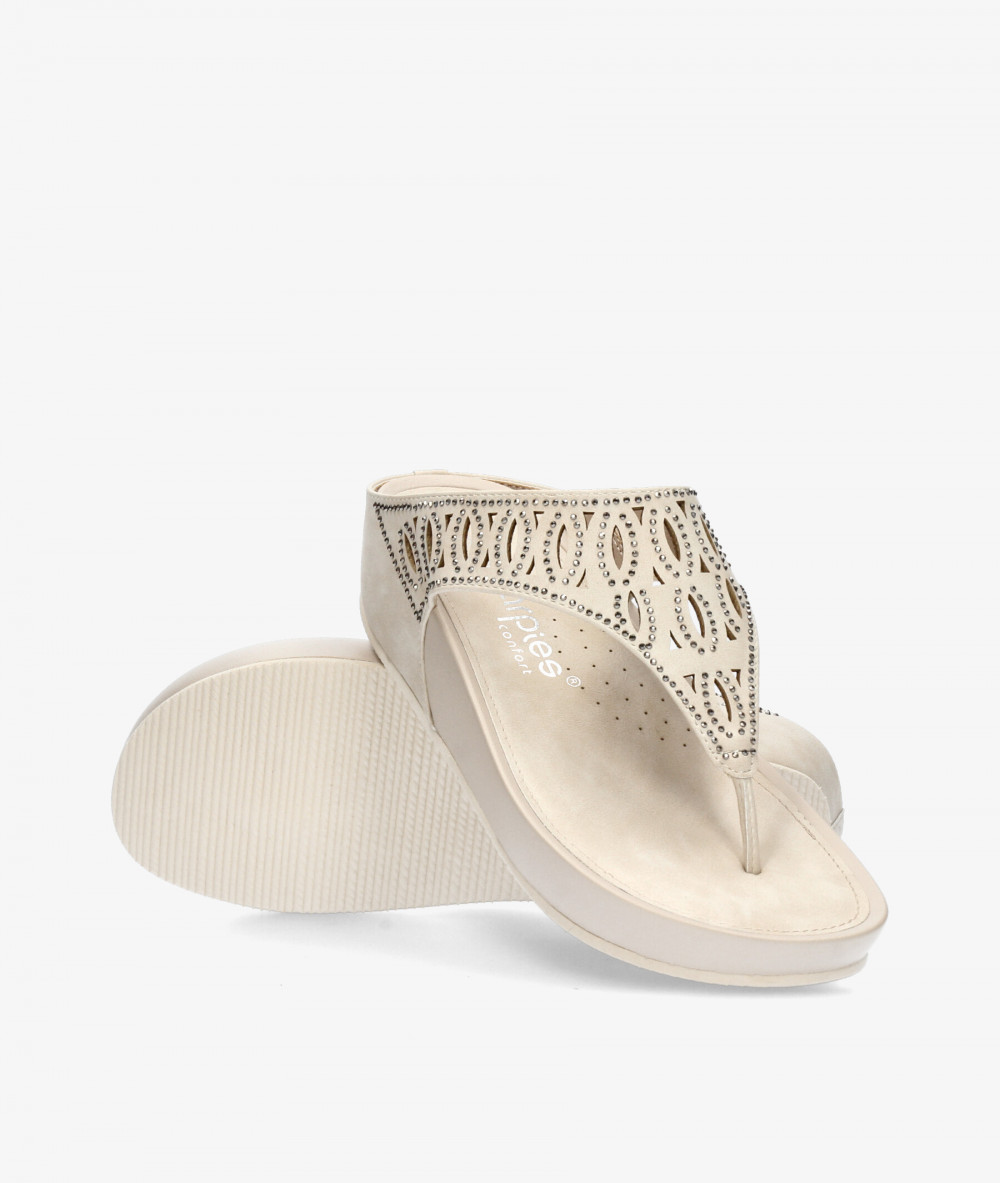 Sandalias Amarpies  30202 en hueso