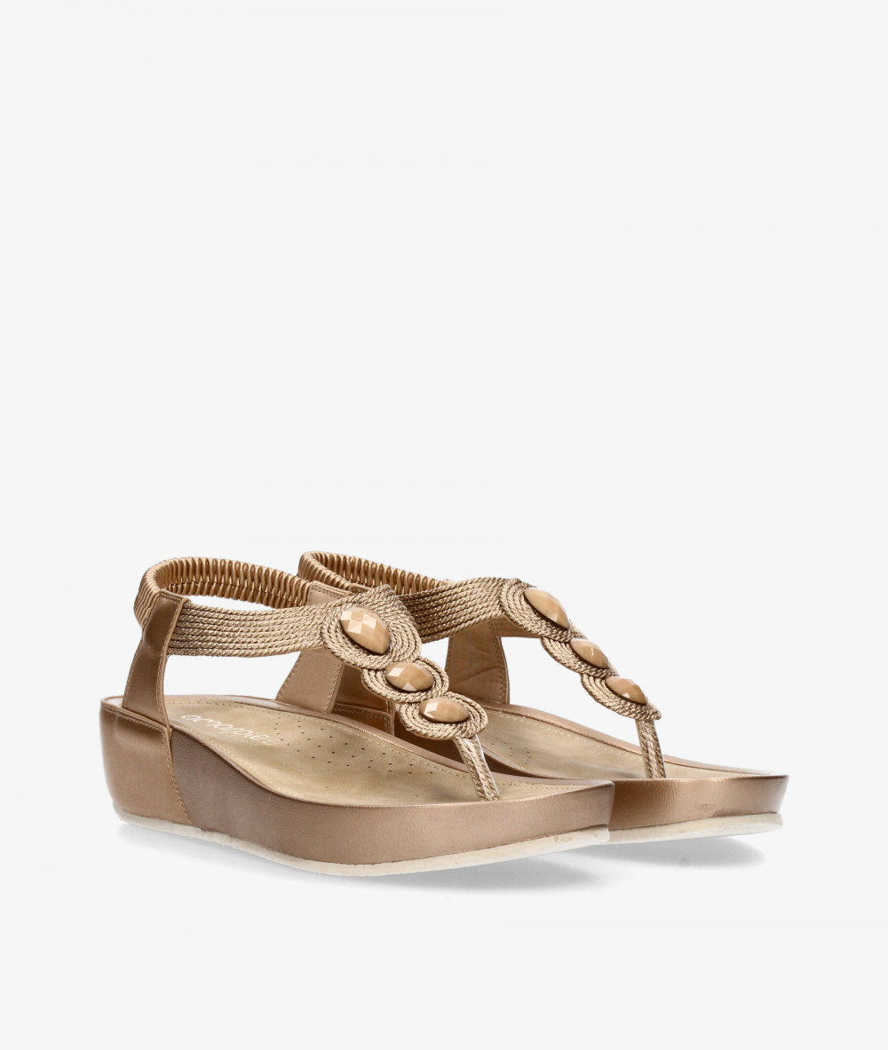 Sandalias Amarpies  30242 en oro