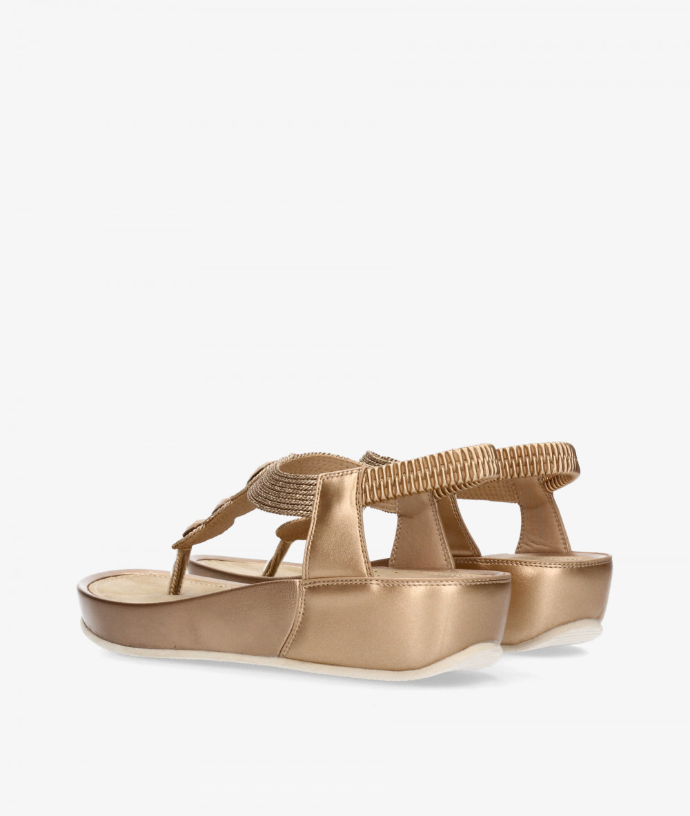 Sandalias Amarpies  30242 en oro