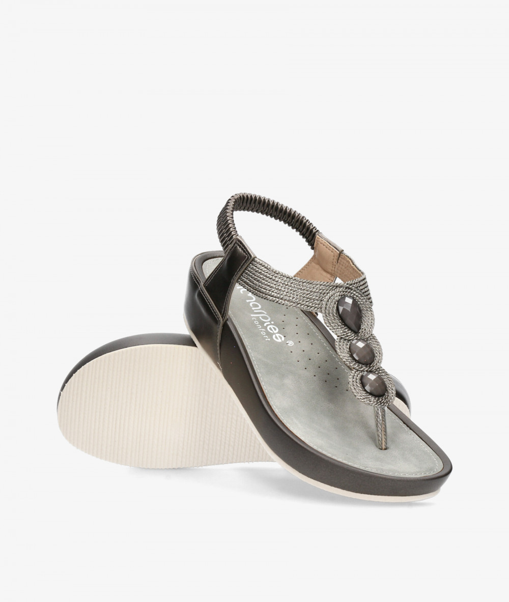 Sandalias Amarpies  30242 en plomo