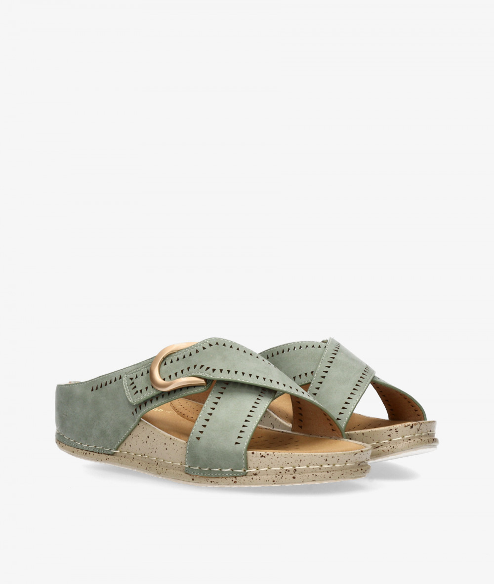 Sandalias Amarpies  30224 en caki
