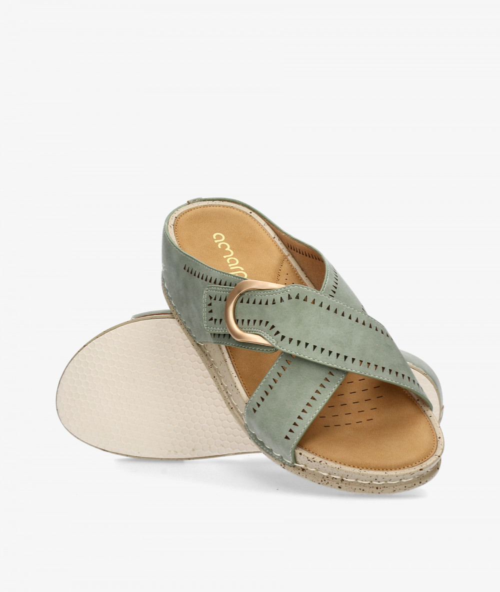 Sandalias Amarpies  30224 en caki