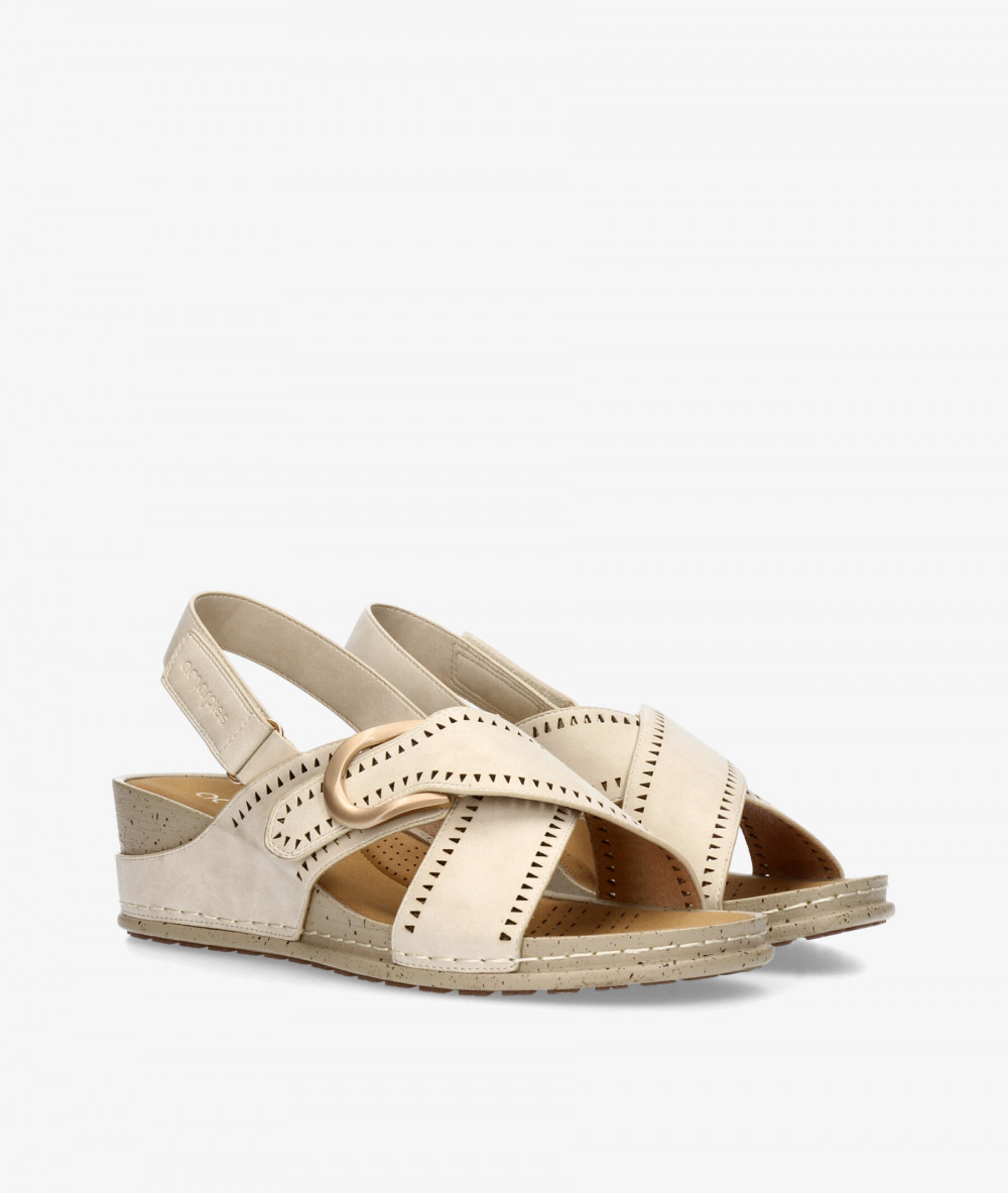 Sandalias Amarpies  30215 en hueso