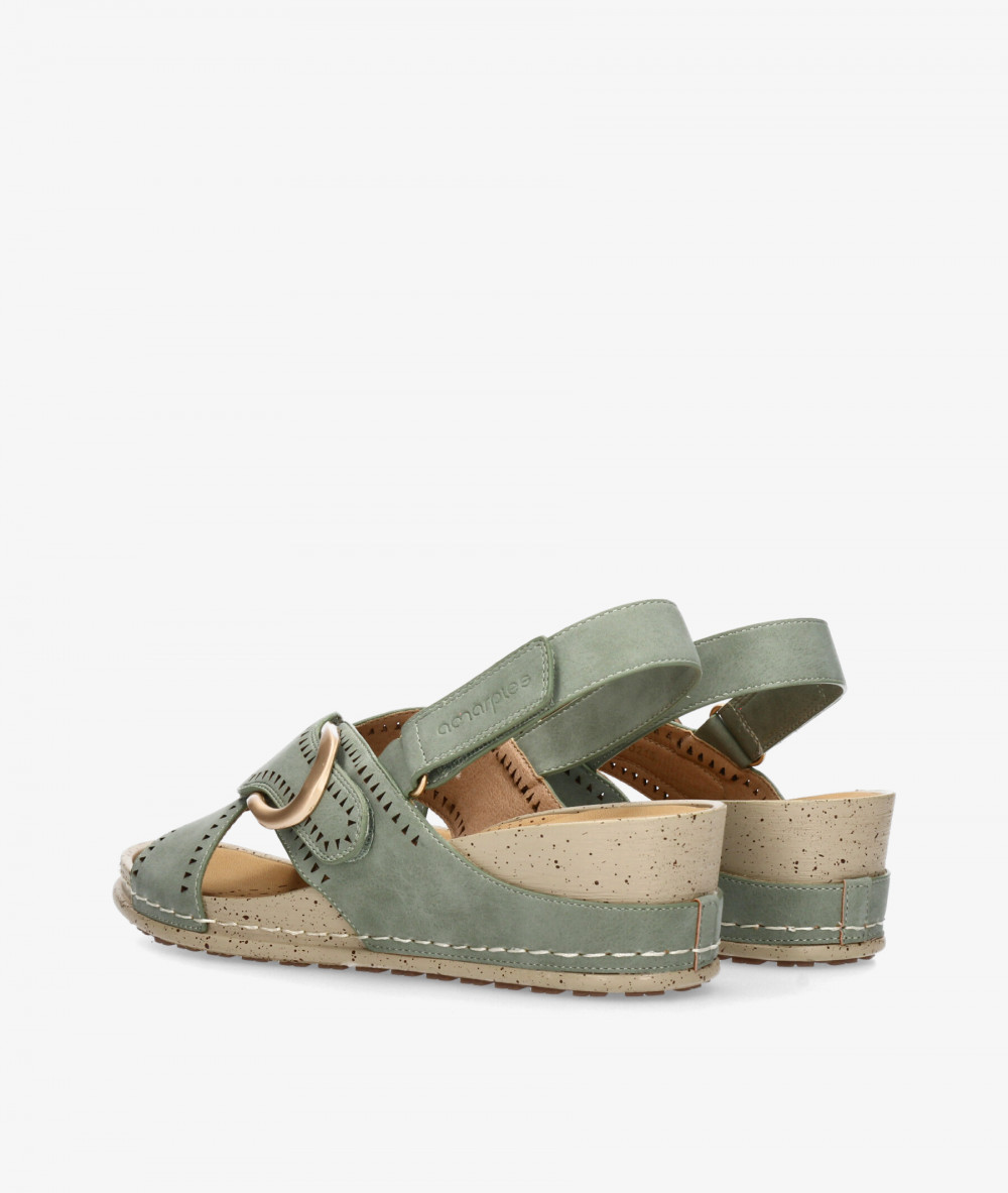 Sandalias Amarpies  30215 en caki