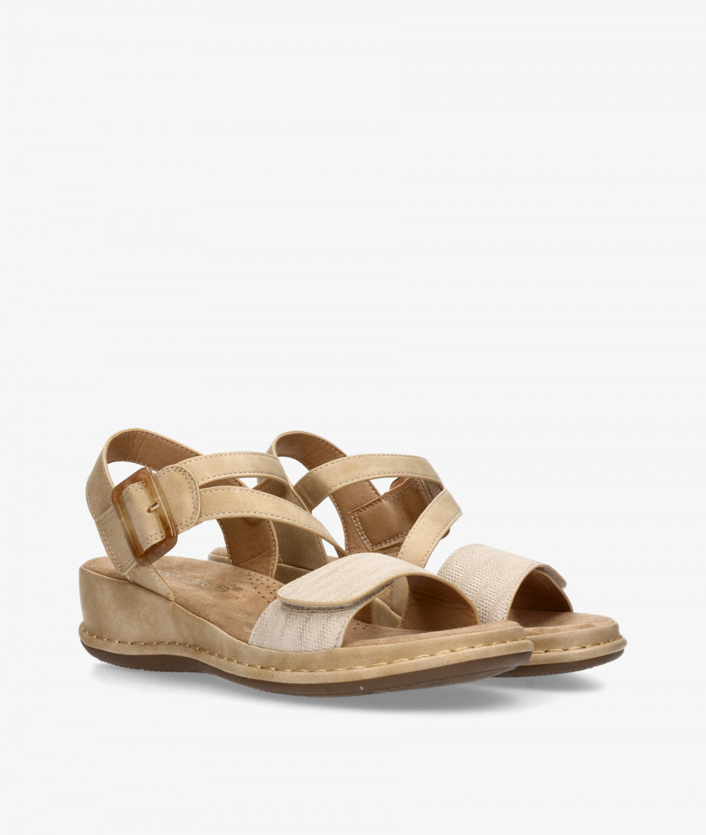 Sandalias Amarpies  30207 en beige