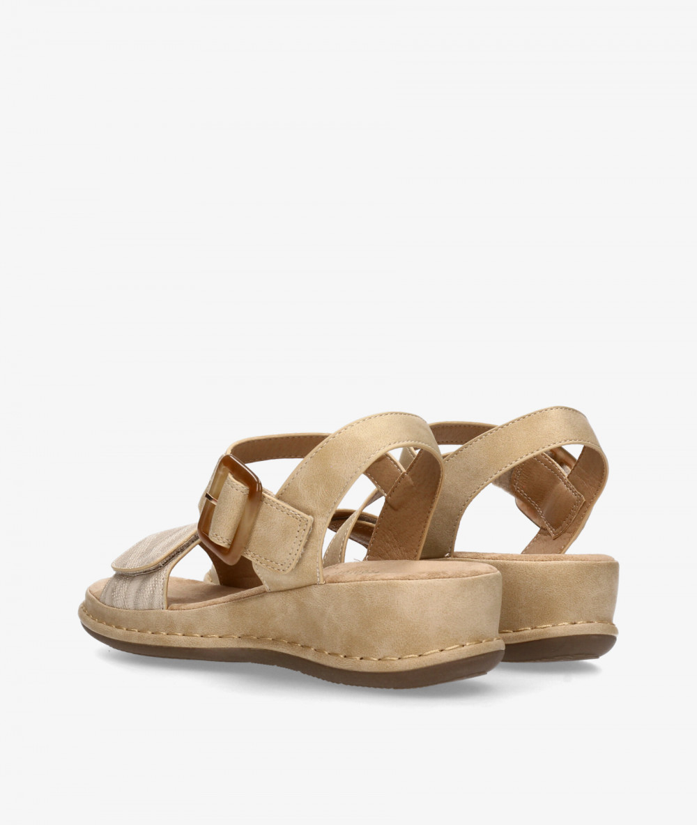 Sandalias Amarpies  30207 en beige