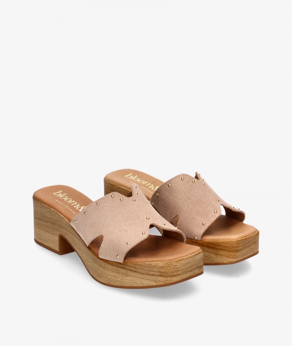 Sandalias bloom&you  LEONOR en serraje nude