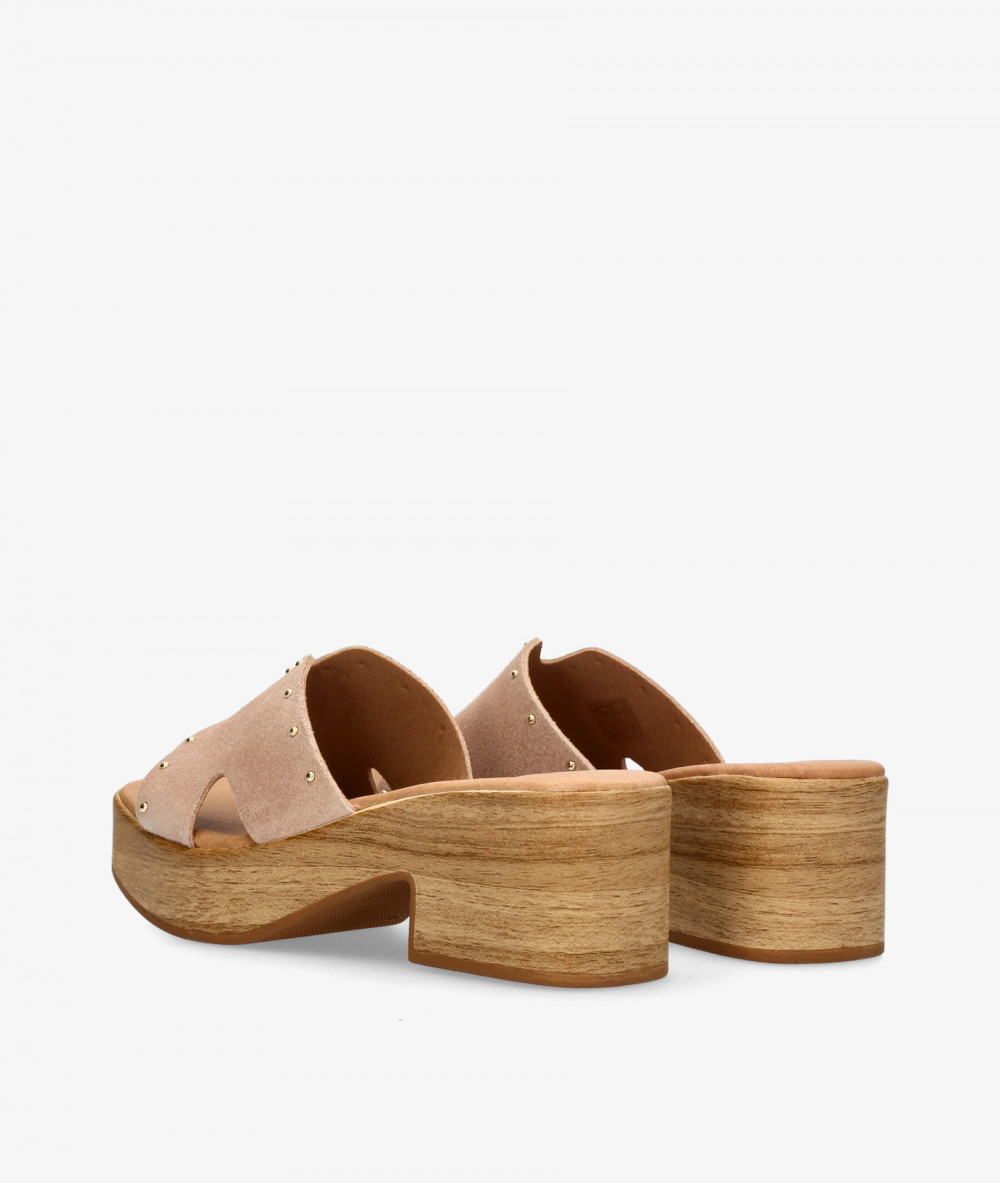 Sandalias bloom&you  LEONOR en serraje nude