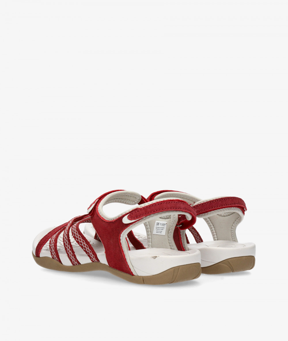 Sandalias St. Gallen  STRAPPY en cereza