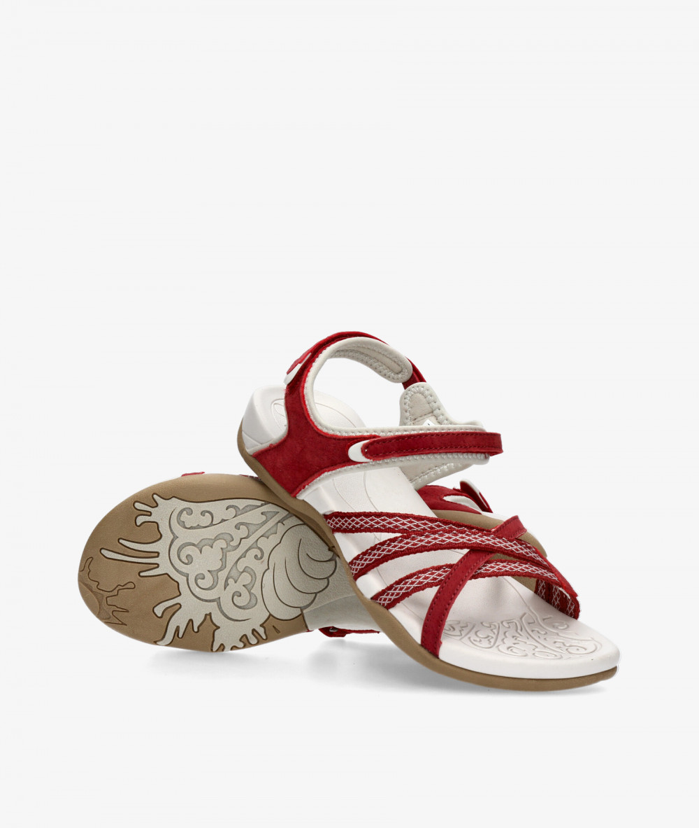 Sandalias St. Gallen  STRAPPY en cereza