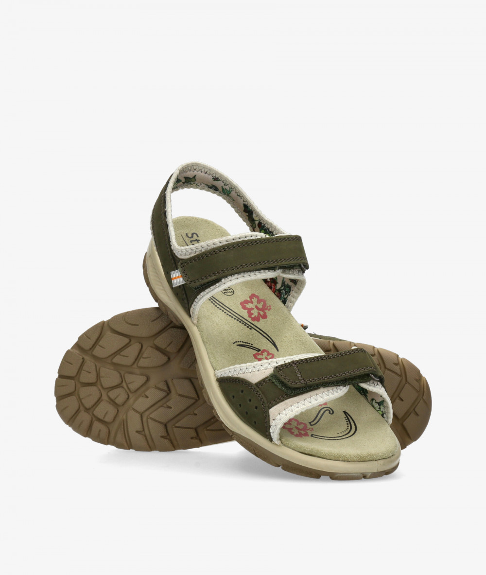Sandalias St. Gallen  GENIL en caki