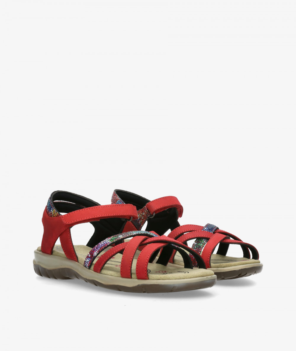 Sandalias St. Gallen  VITORIA   en cereza