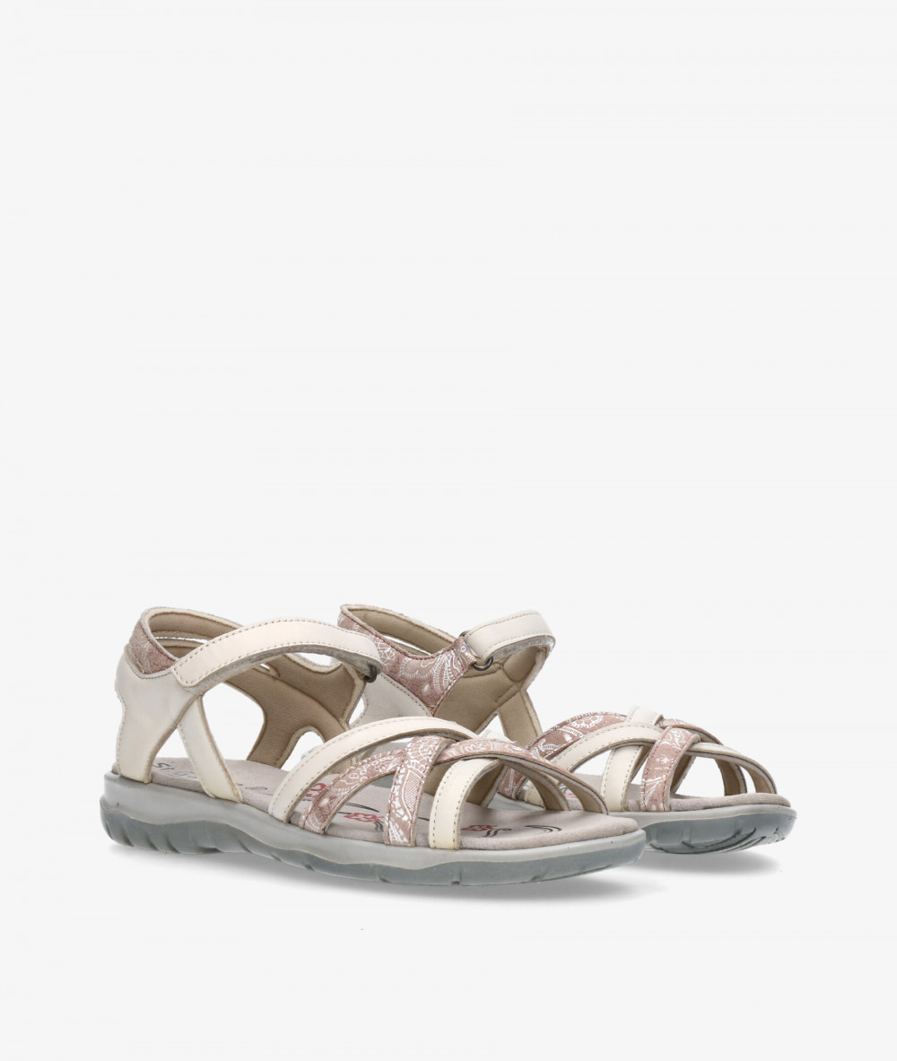 Sandalias St. Gallen  VITORIA  en blanco