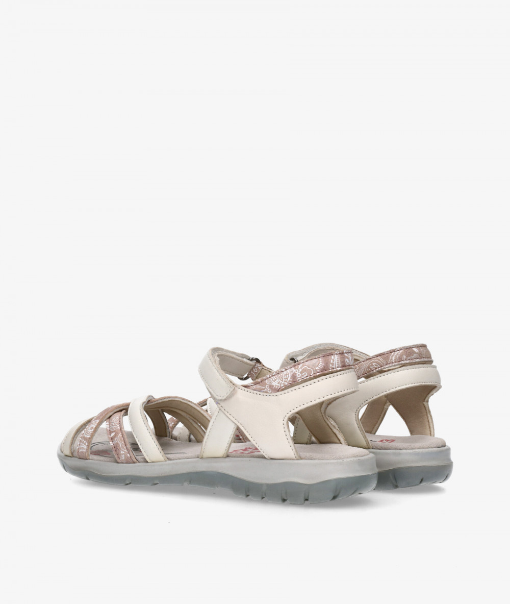 Sandalias St. Gallen  VITORIA  en blanco