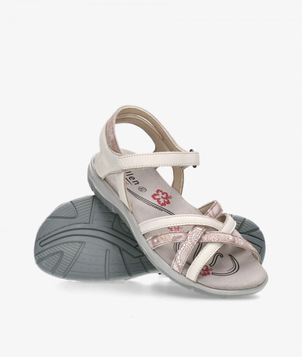Sandalias St. Gallen  VITORIA  en blanco