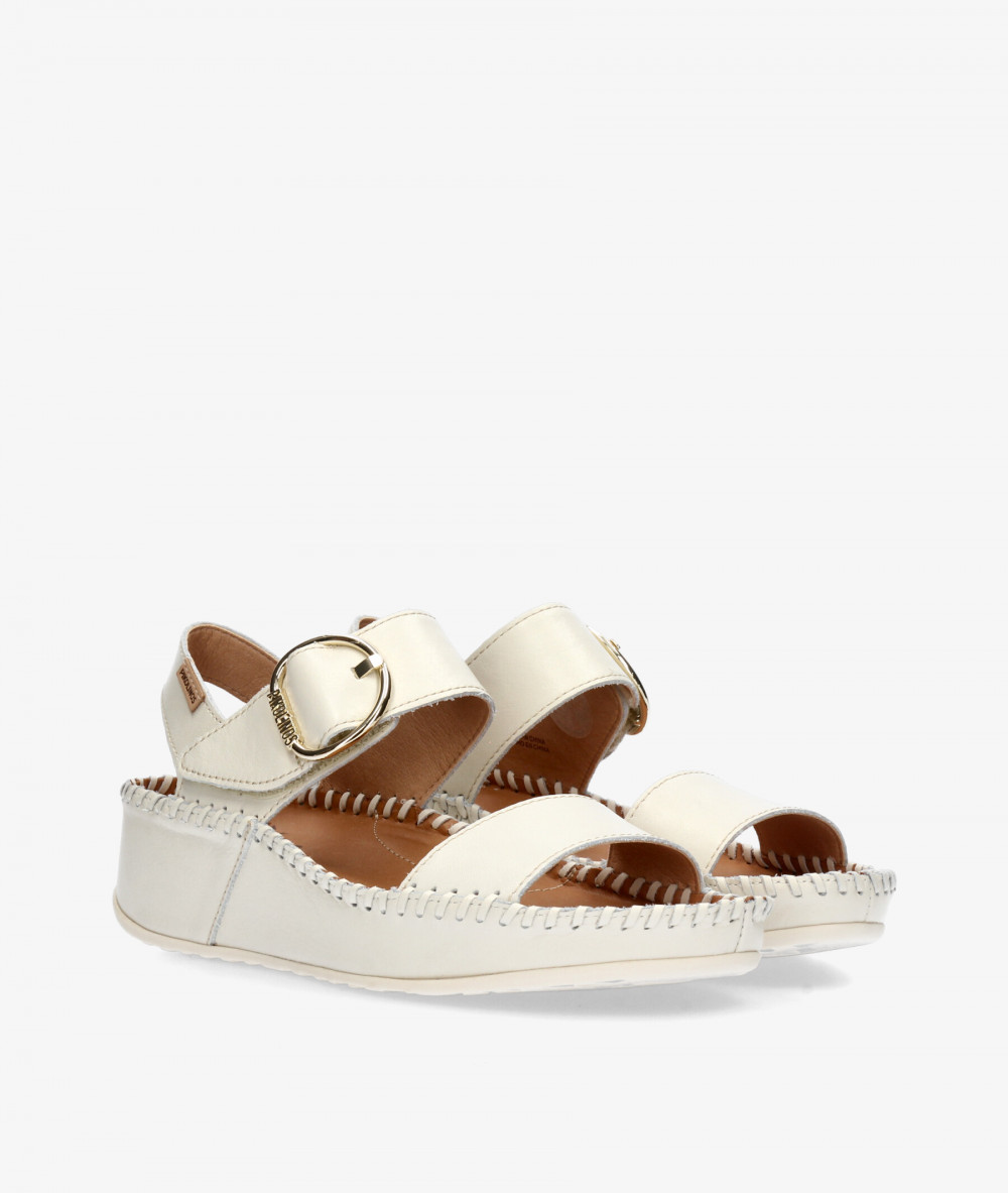 Sandalias Pikolinos  W1C-0709 en hueso