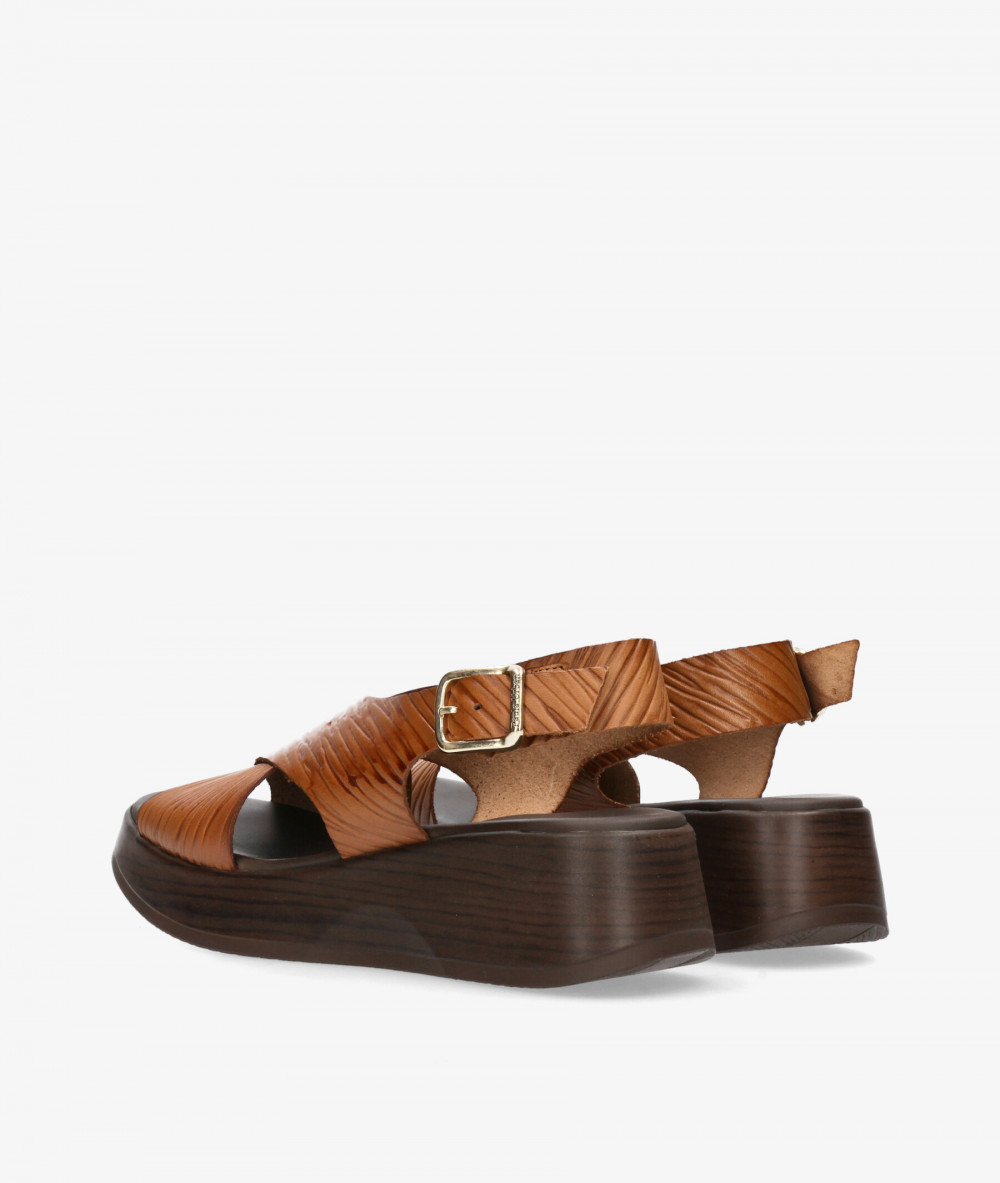 Sandalias Paula Urban  33-2070 en cuero