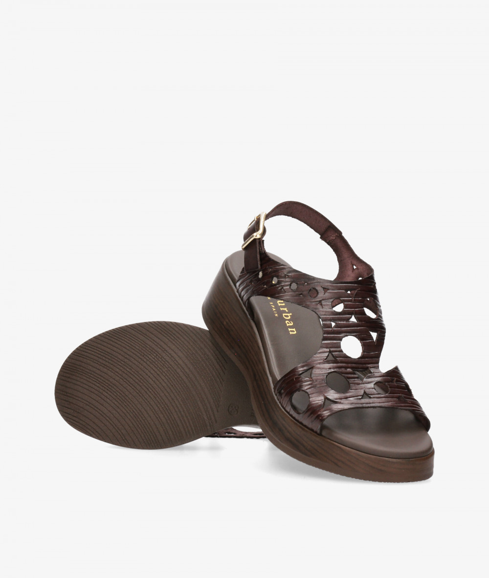 Sandalias Paula Urban  33-831 en marrón