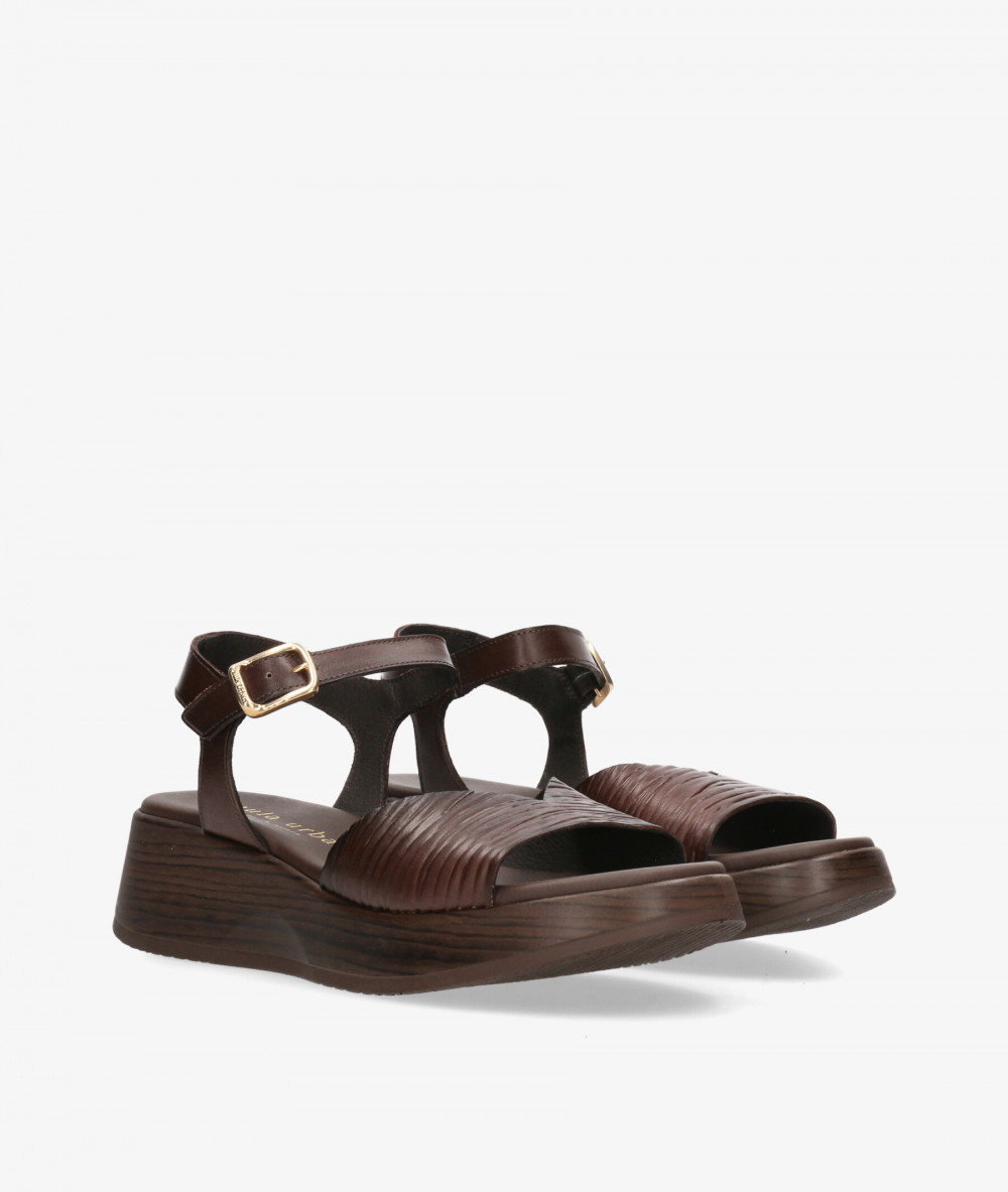 Sandalias Paula Urban  33-837 en marrón