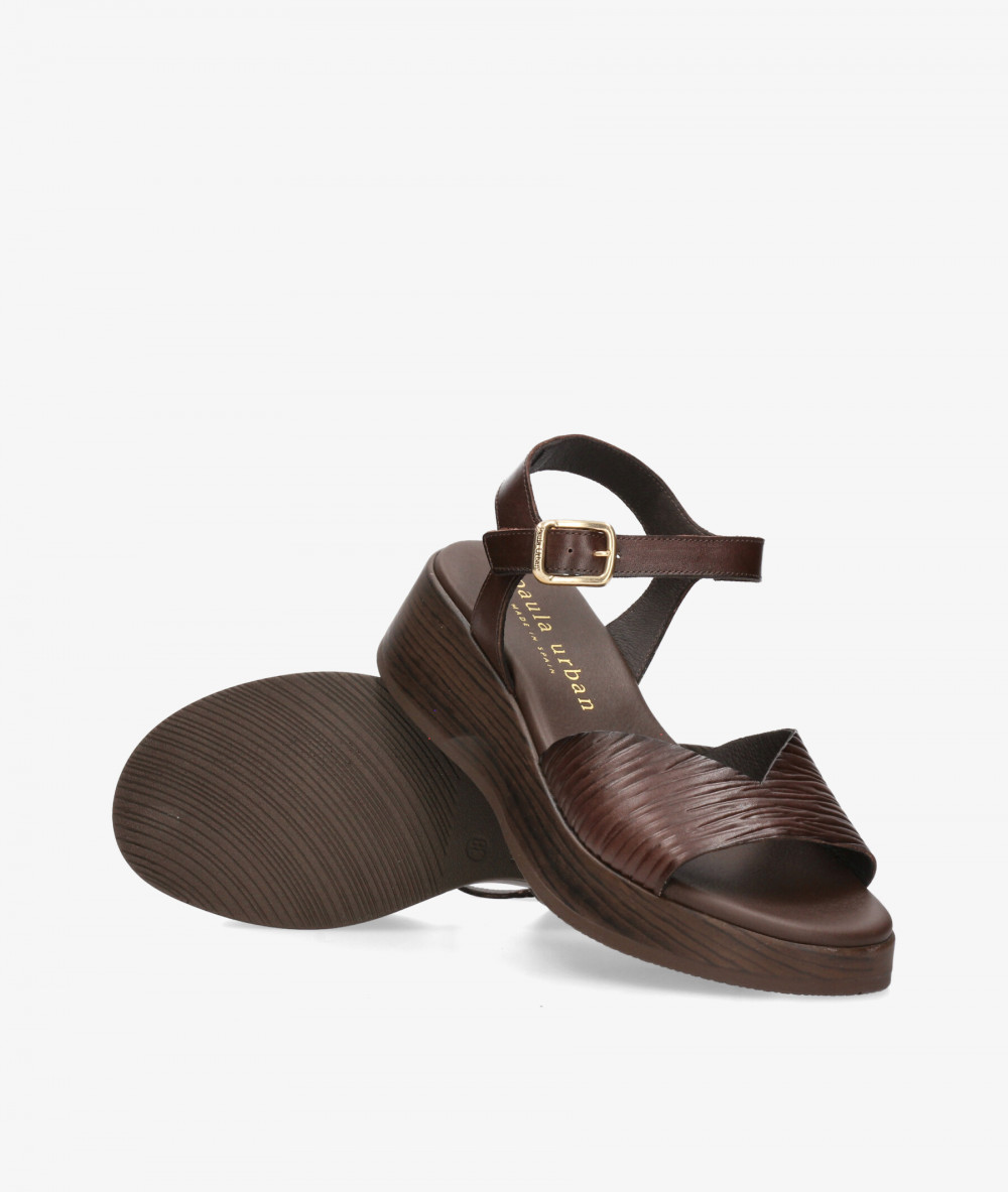 Sandalias Paula Urban  33-837 en marrón
