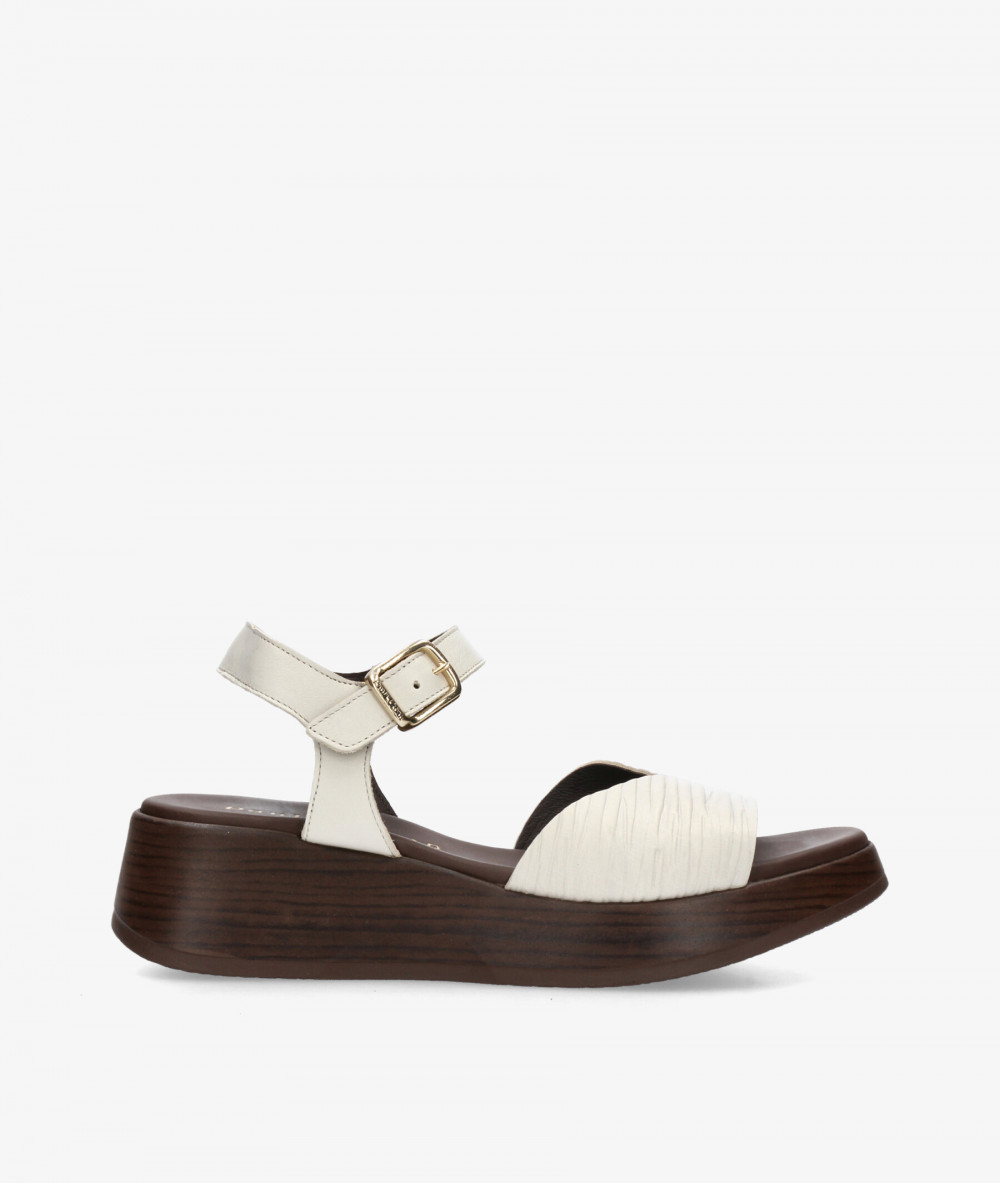 Sandalias Paula Urban  33-837 en hueso