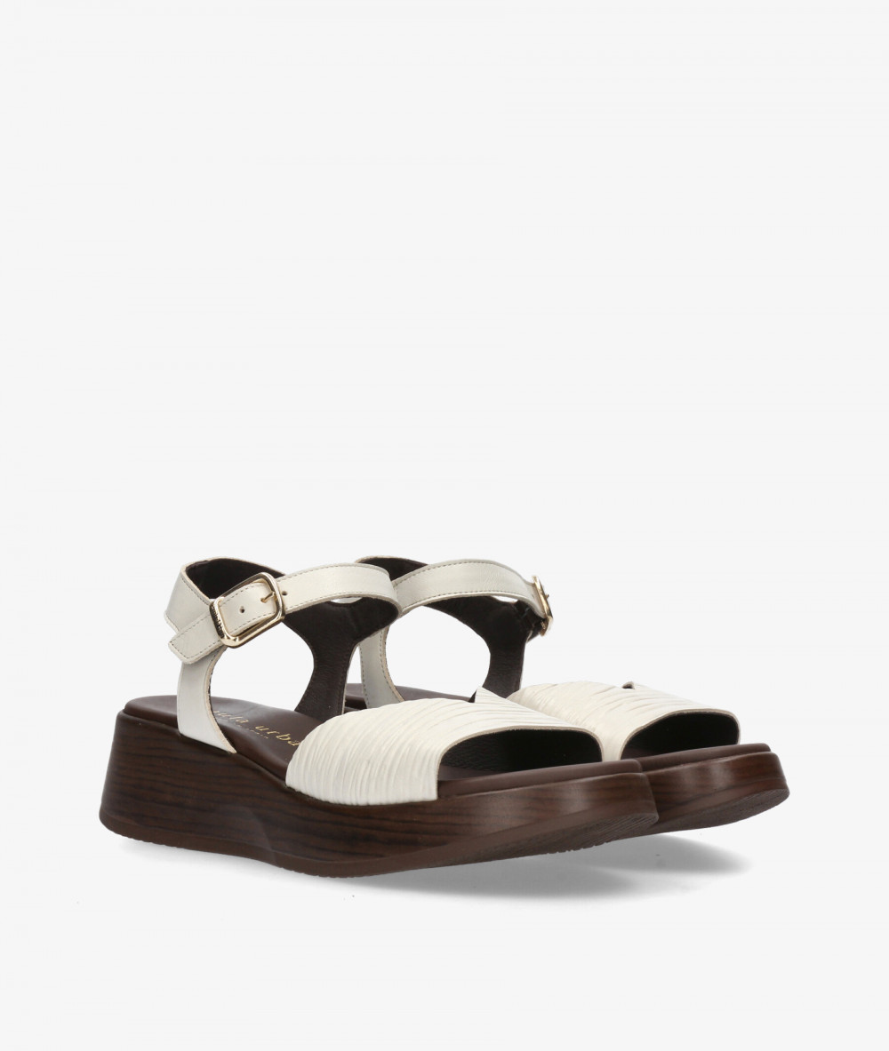 Sandalias Paula Urban  33-837 en hueso