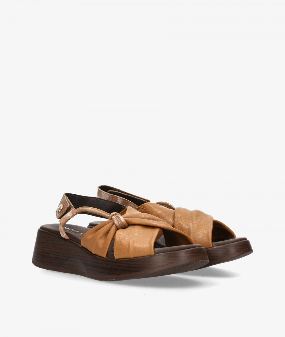 Sandalias Paula Urban  33-416 en camel
