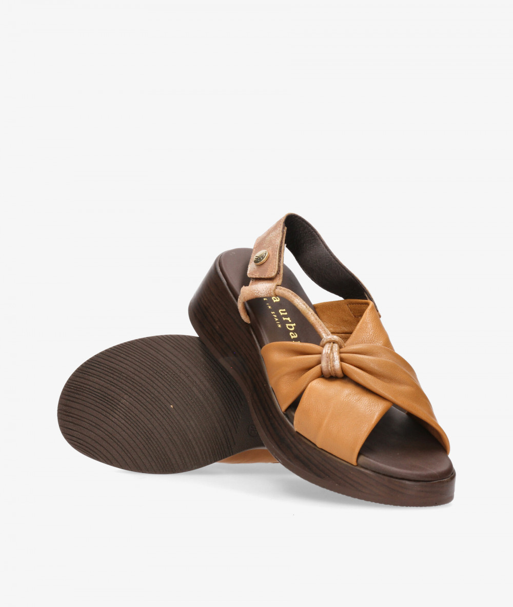 Sandalias Paula Urban  33-416 en camel