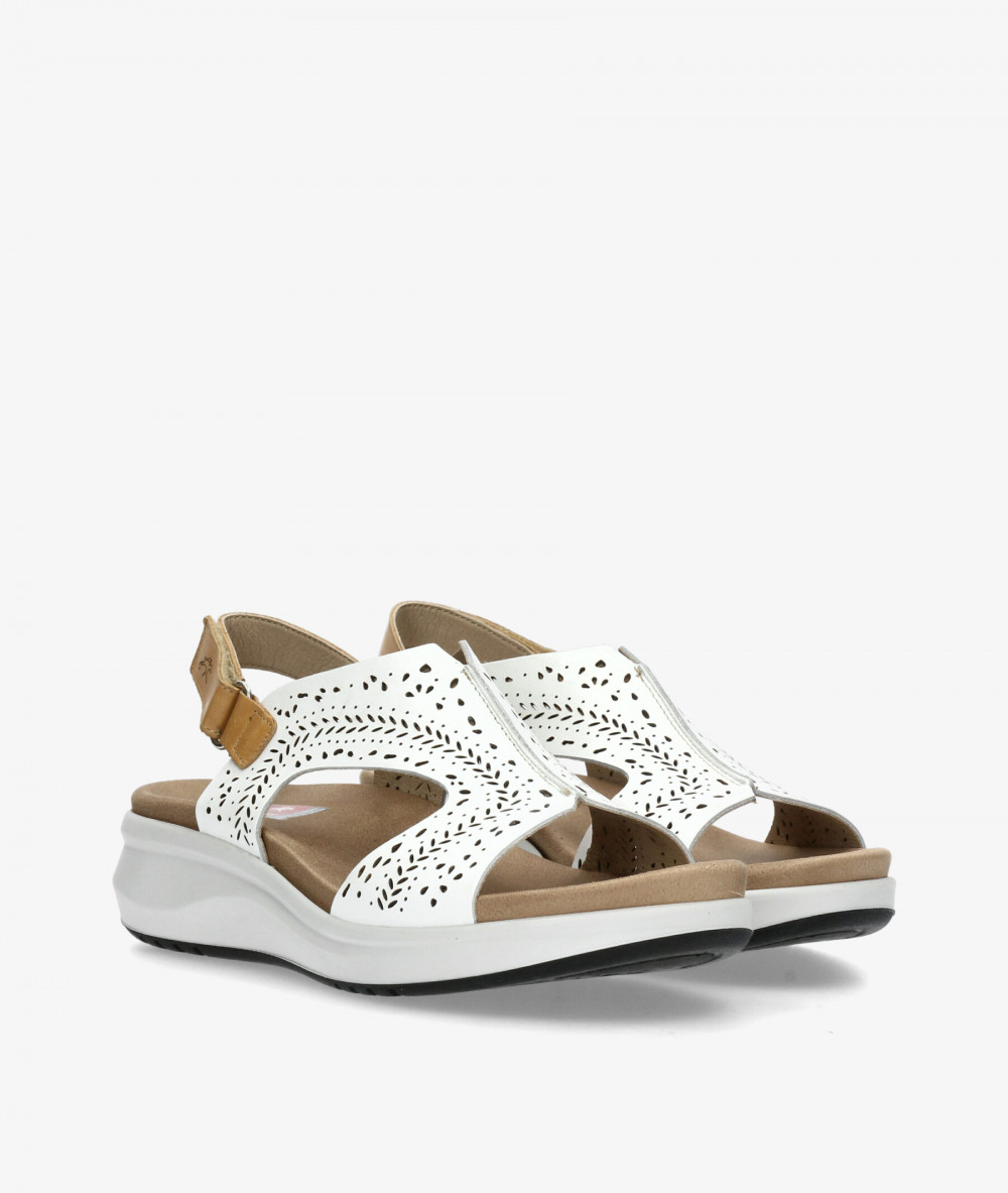 Sandalias Fluchos  F1481 en blanco
