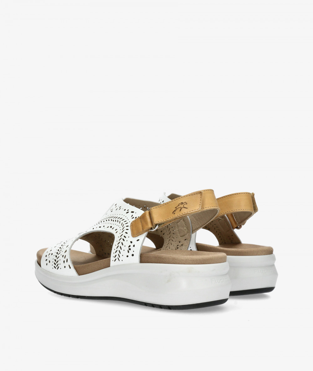 Sandalias Fluchos  F1481 en blanco